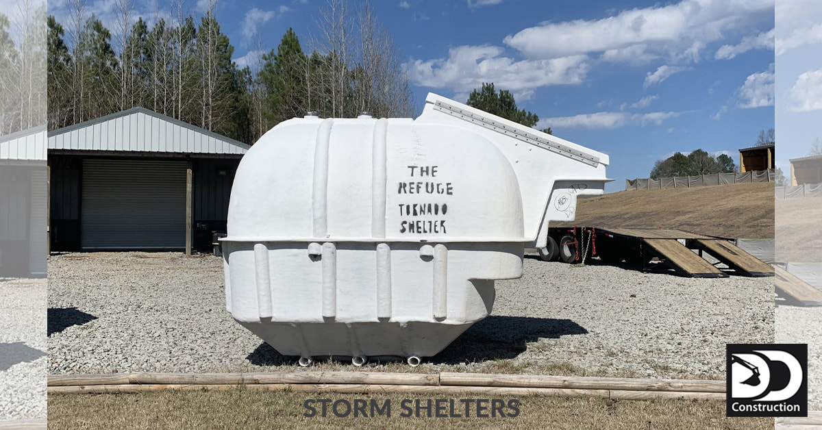 Storm Shelters / Tornado Shelters Installed by DD Construction, Nauvoo, Alabama