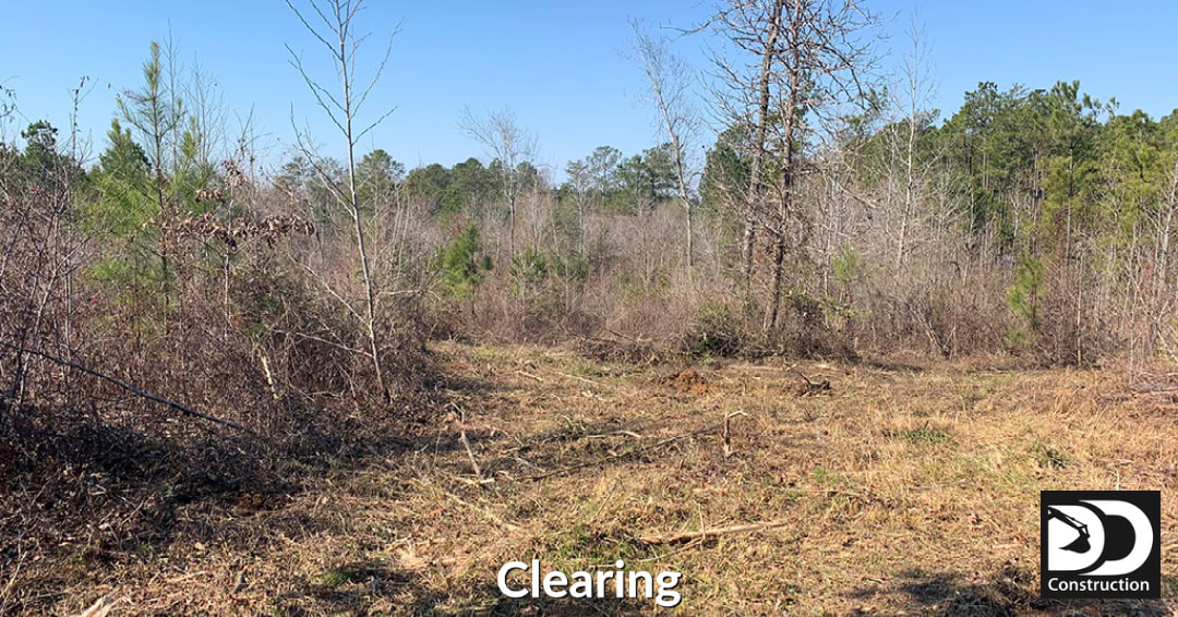 Services: Clearing Property by DD Construction, LLC Serving Alabama, Tennessee, Georgia, Mississippi