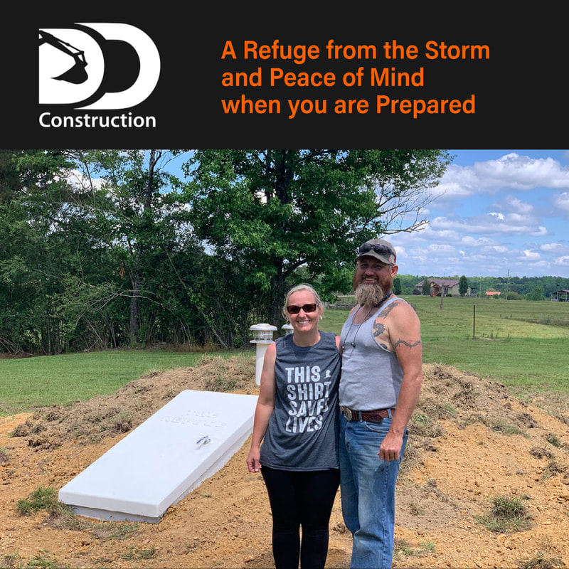 A refuge from the storm and peace of mind when you are prepared for storms and tornados. D D Construction serves Alabama, Tennessee, Georgia, Mississippi.
d-dconstruction.com