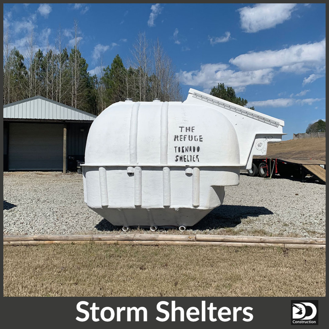 Storm and Tornado Shelters by DD Construction, LLC serving North Alabama